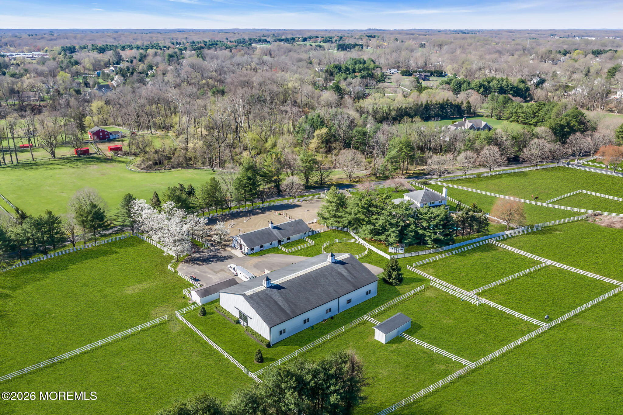 10 Paddock Lane Colts Neck, NJ 07722 - Photo 5 of 55 an aerial view of a tennis court