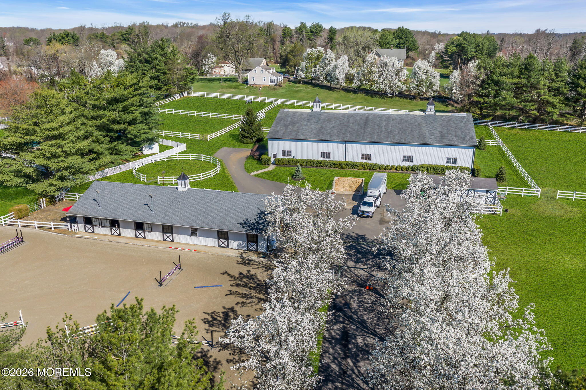10 Paddock Lane Colts Neck, NJ 07722 - Photo 6 of 55 an aerial view of a house with a garden