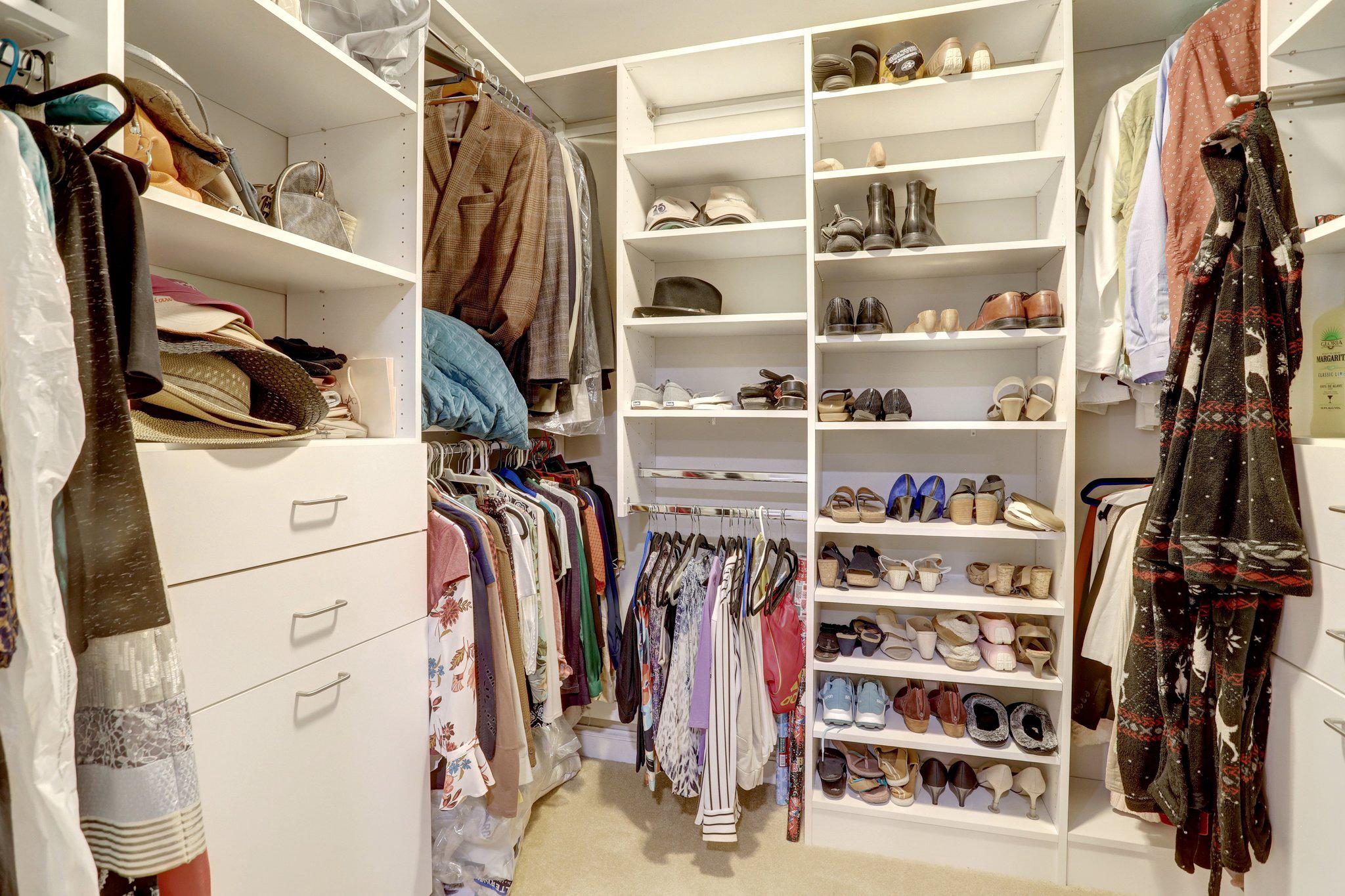 7506 Oriole Avenue Springfield, VA 22150 - Photo 26 of 67 a view of walk in closet with clothes and shoes