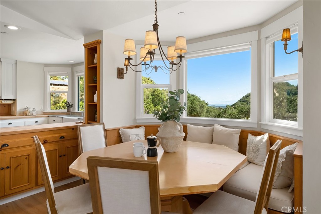 2650 Skyview Trail San Luis Obispo, CA 93405 - Photo 19 of 75 a view of a dining room with furniture window and outside view