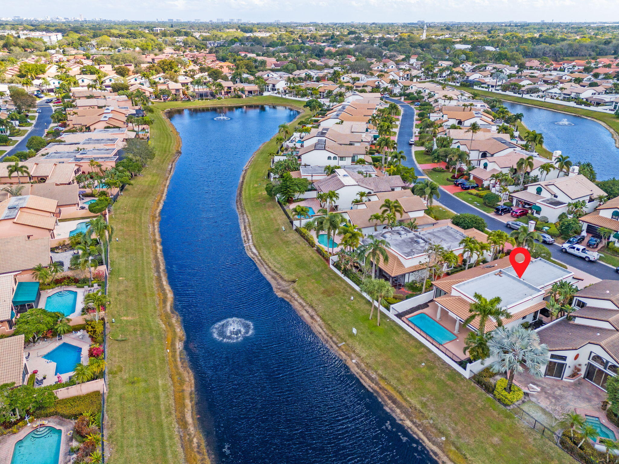 6567 Via Benita Boca Raton, FL 33433 - Photo 54 of 63 an aerial view of a city