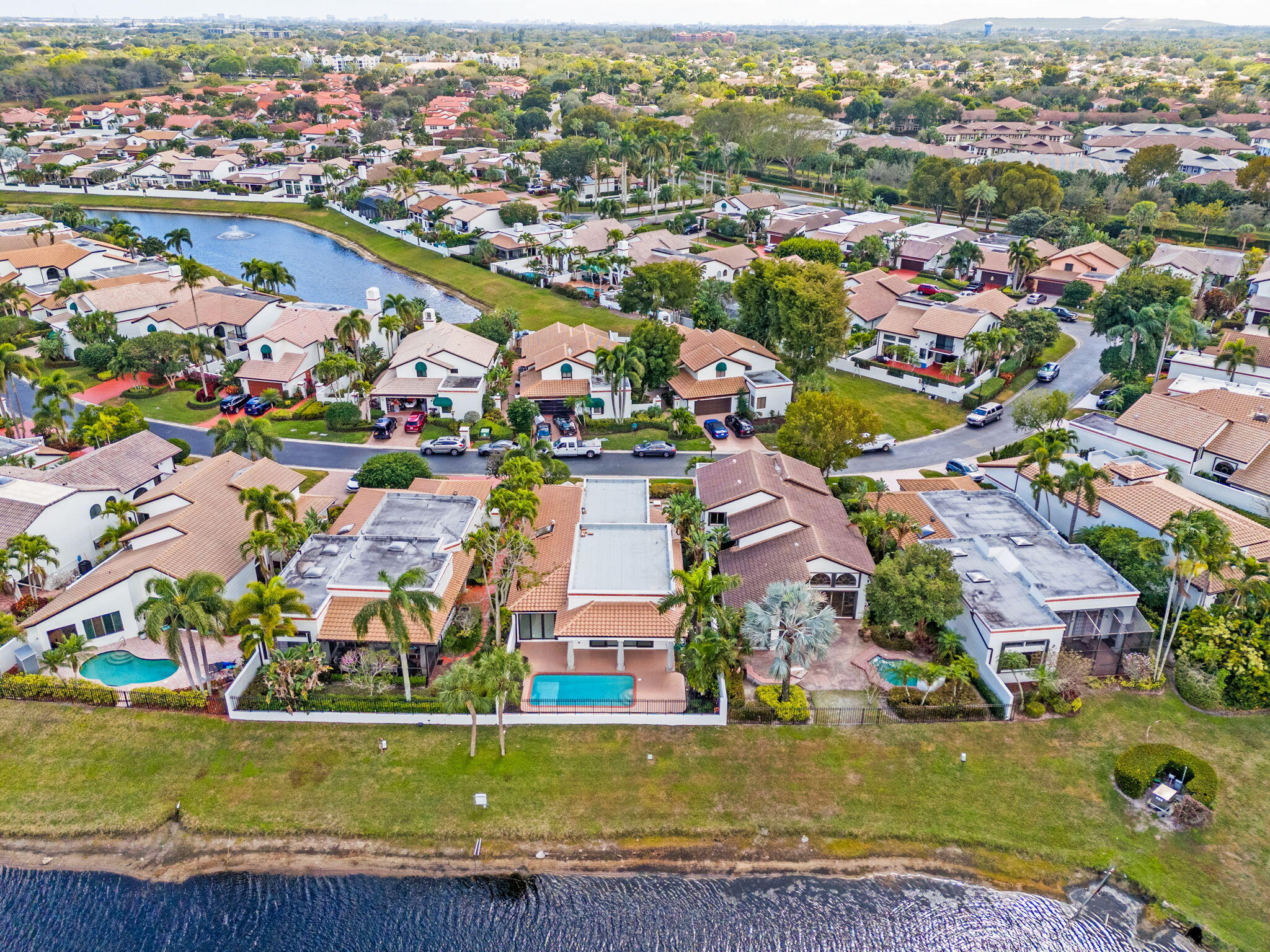 6567 Via Benita Boca Raton, FL 33433 - Photo 57 of 63 an aerial view of residential houses with outdoor space