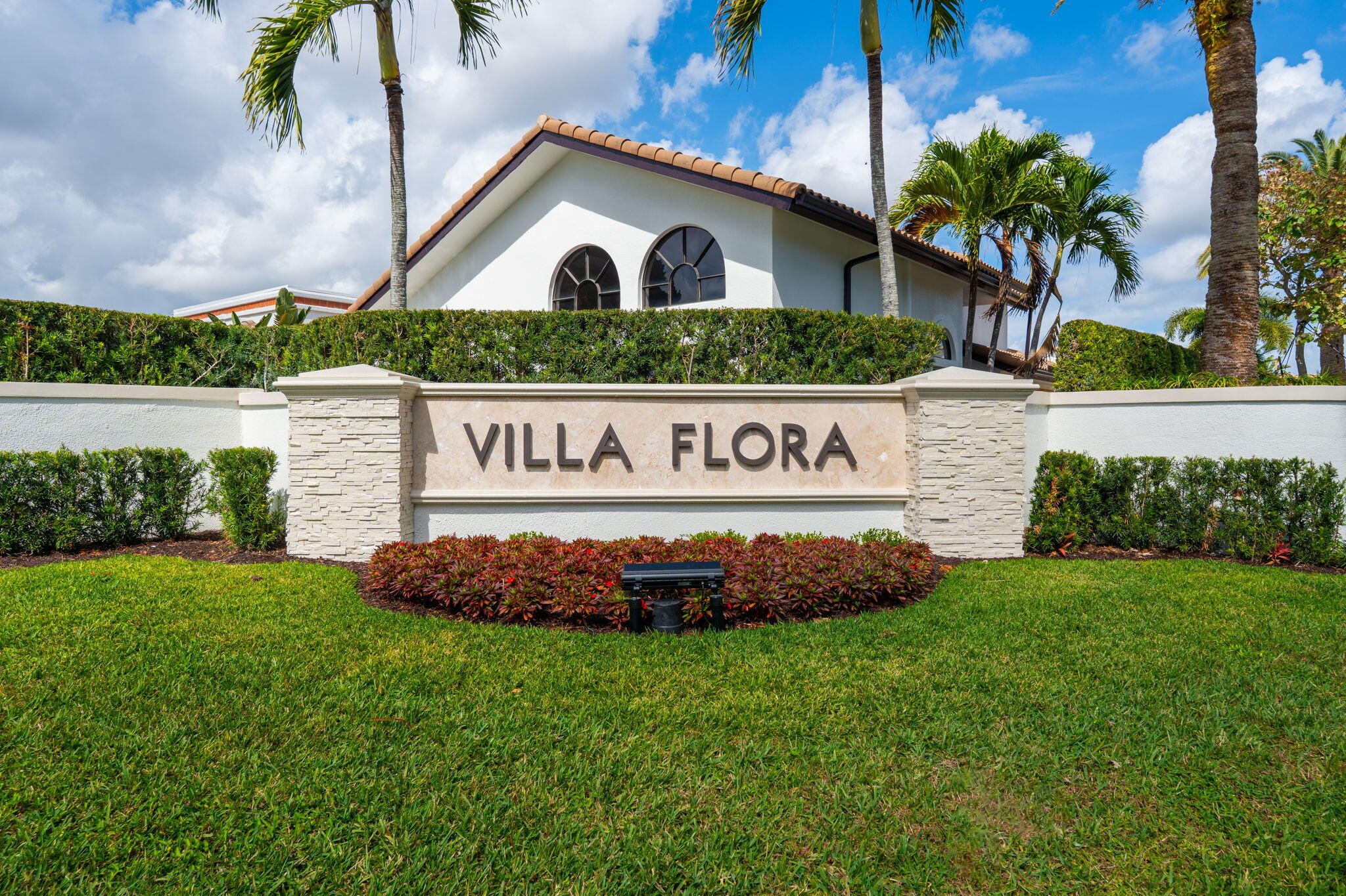 6567 Via Benita Boca Raton, FL 33433 - Photo 62 of 63 a front view of a house with a garden