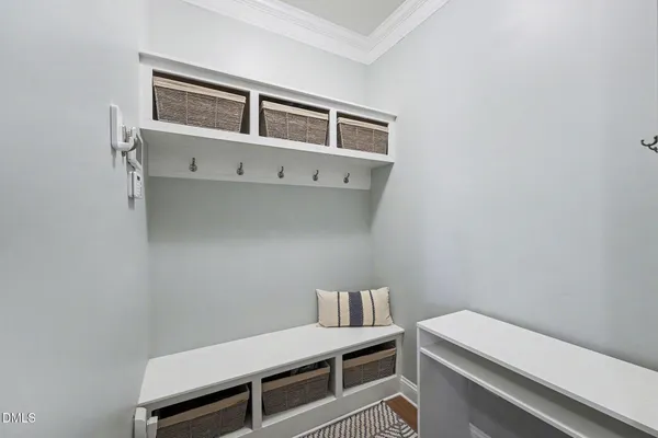 a view of store room with racks