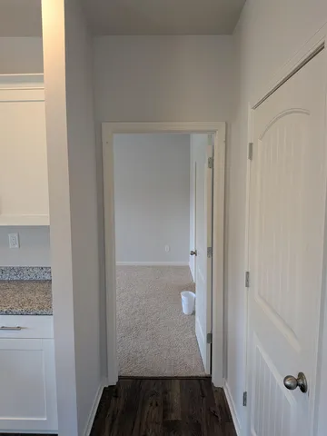 a living room with a window