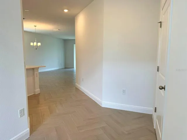 a view of empty room