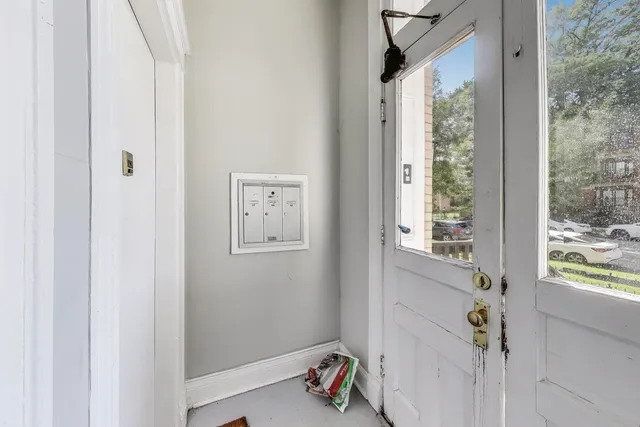 a small space with a window