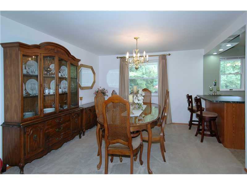 130 Easley Road Pittsburgh, PA 15237 - Photo 5 of 22 Dining Room. Love how the kitchen opens to the spacious dining room with a mini breakfast bar.