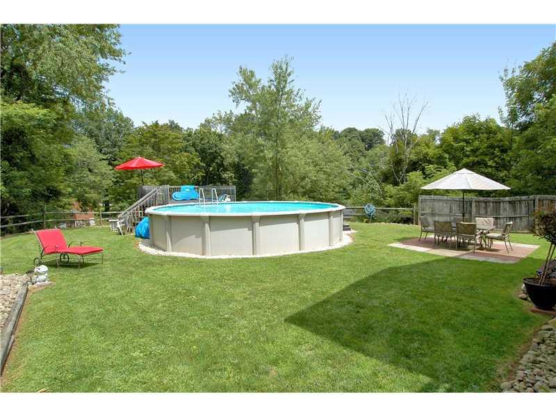 130 Easley Road Pittsburgh, PA 15237 - Photo 10 of 22 Swimming Pool/Hot Tub/Sauna. Level, fenced backyard is private and relaxing. There is a patio for poolside dining. The owners added the second floor balcony and pool deck for more entertaining space.