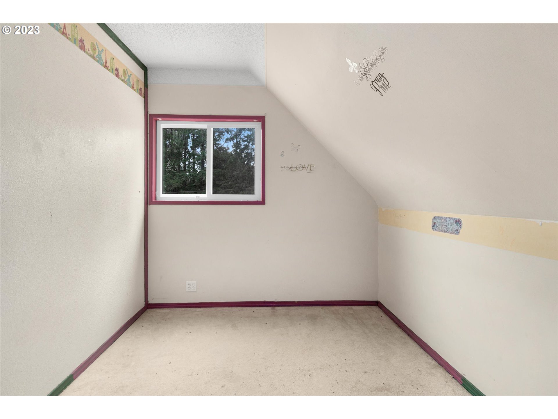 6160 Northwest Kiacut Road Gaston, OR 97119 - Photo 10 of 18 a view of an empty room with a window