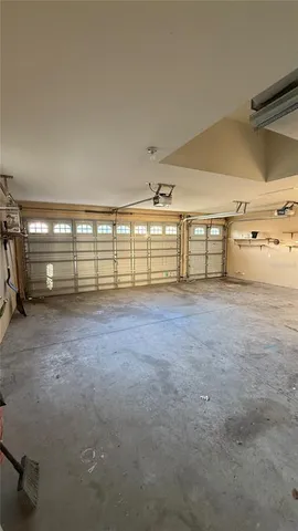 a view of a big room with wooden racks