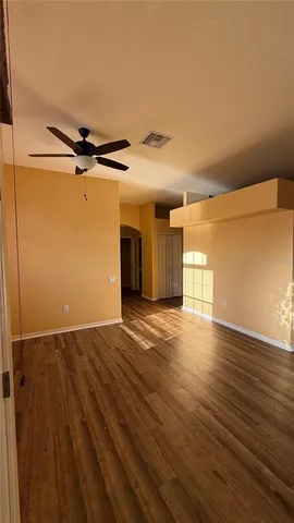 wooden floor in an empty room