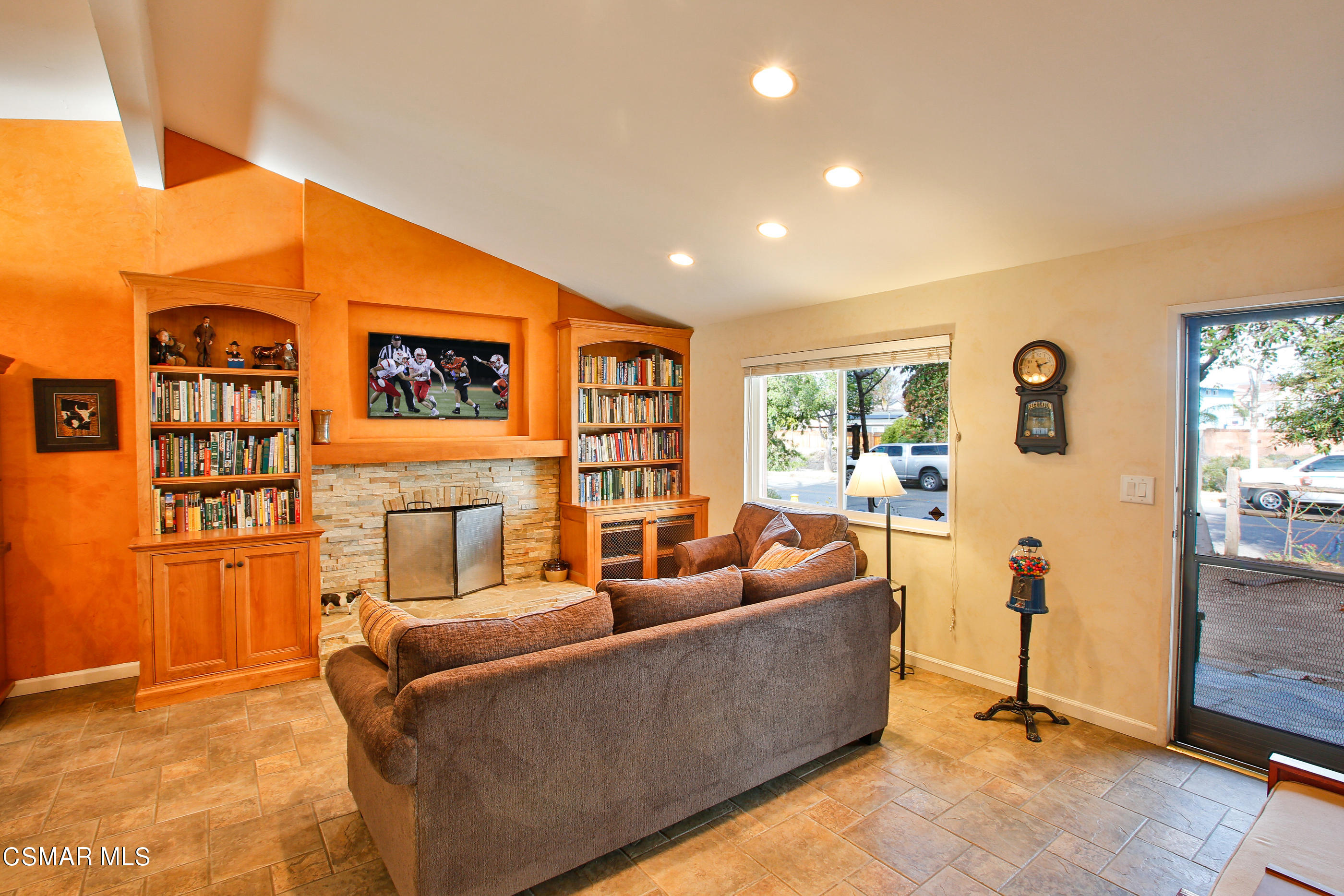 807 Talbert Avenue Simi Valley, CA 93065 - Photo 7 of 33 a living room with furniture and a flat screen tv