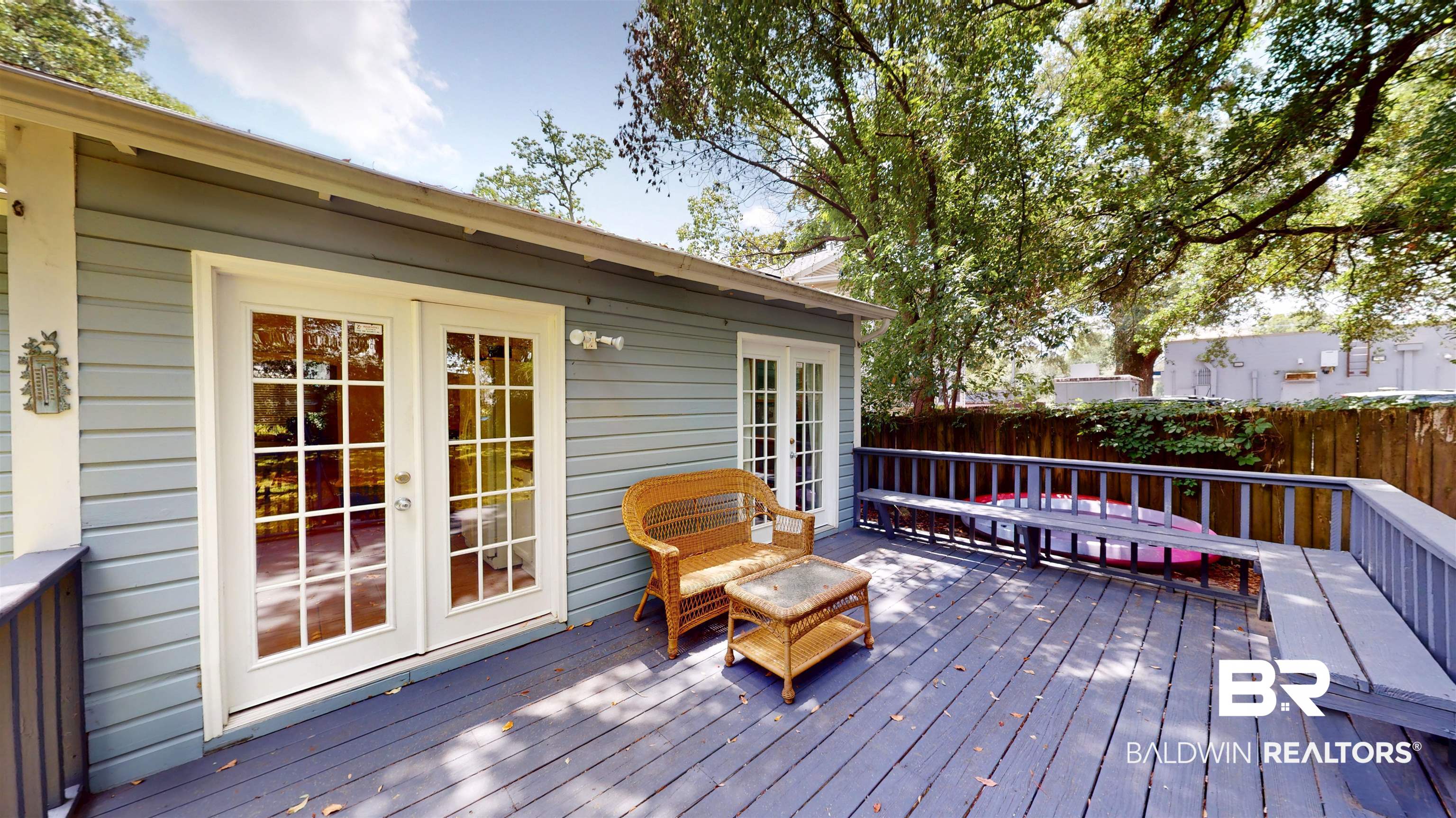 266 Westwood Street Mobile, AL 36606 - Photo 26 of 34 Deck featuring french doors