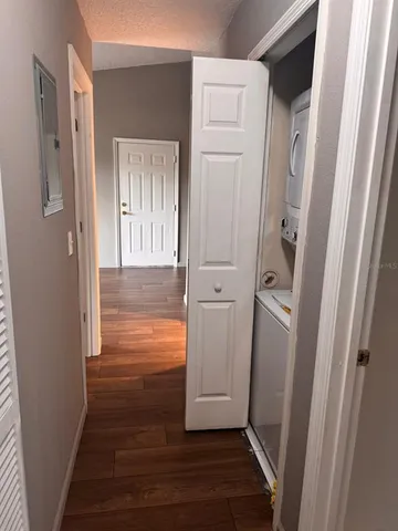 a view of front door