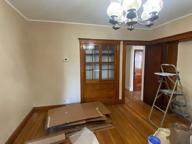 a room with gym equipment