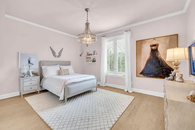 a very nice looking room with a large window