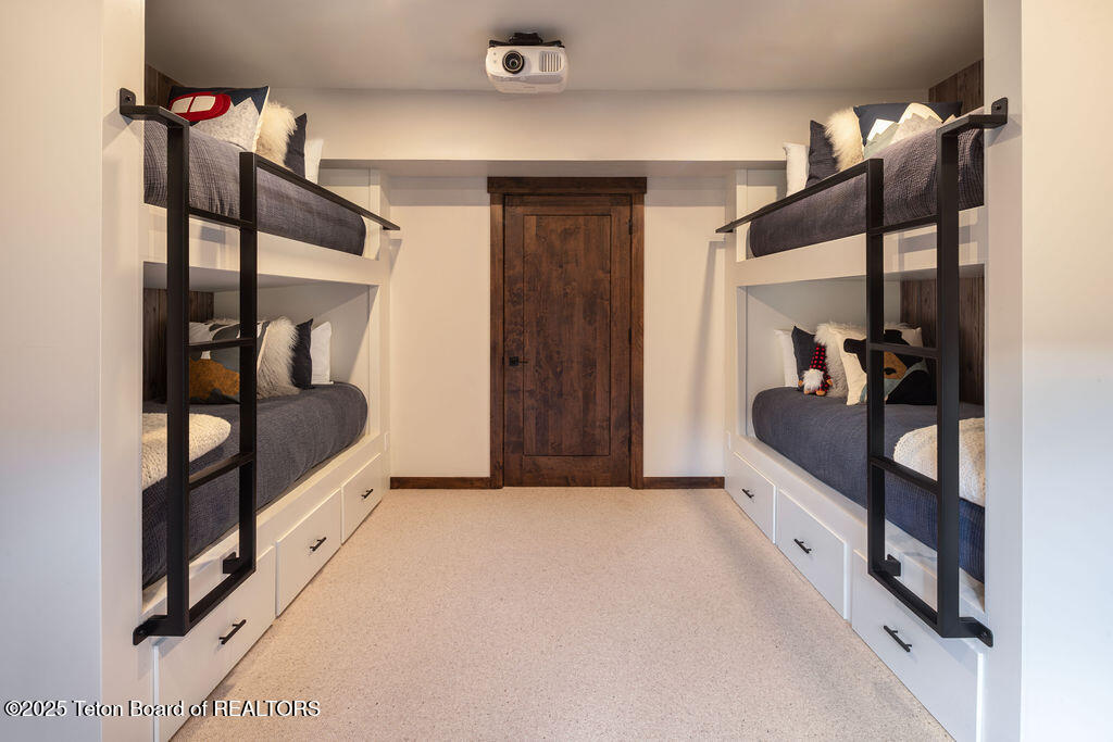 14135 Drake Drive Jackson, WY 83001 - Photo 22 of 35 Lower Level Bunk Room