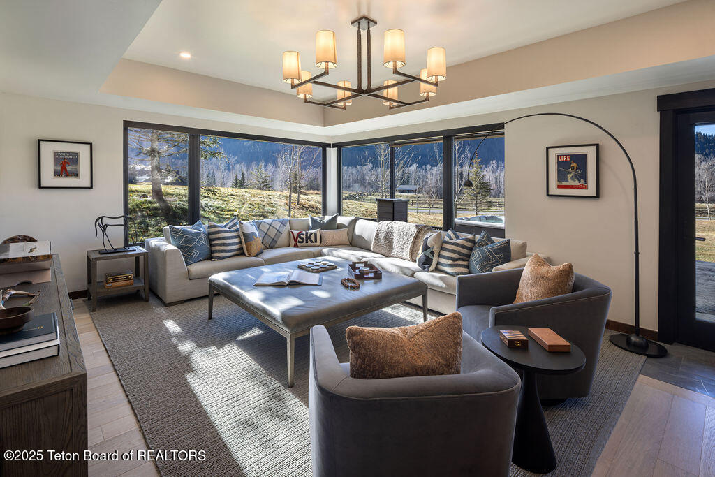 14135 Drake Drive Jackson, WY 83001 - Photo 24 of 35 Lower Level Living Room