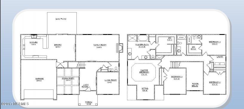 344 Merin Height Road Jacksonville, NC 28546 - Photo 28 of 28 Herndon_B_Floor_Plan