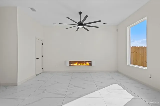 a view of an empty room