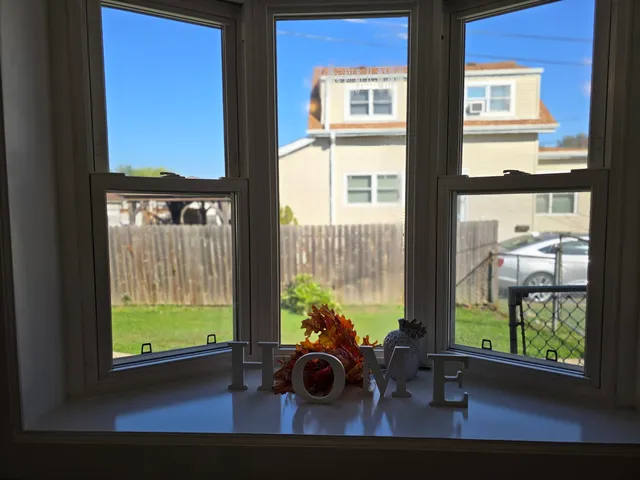 a view of a porch with furniture