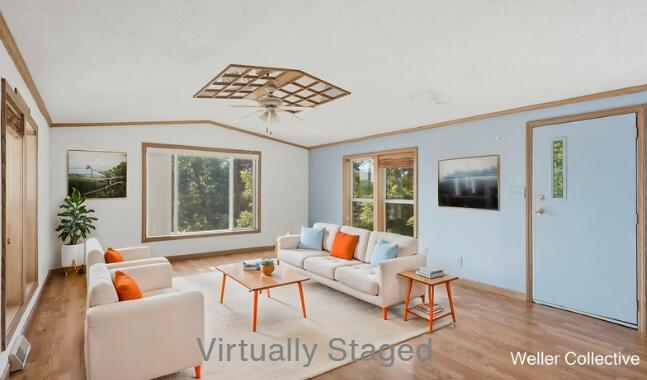 13370 Clausen Road Trufant, MI 49347 - Photo 11 of 32 Virtually Staged Livingroom