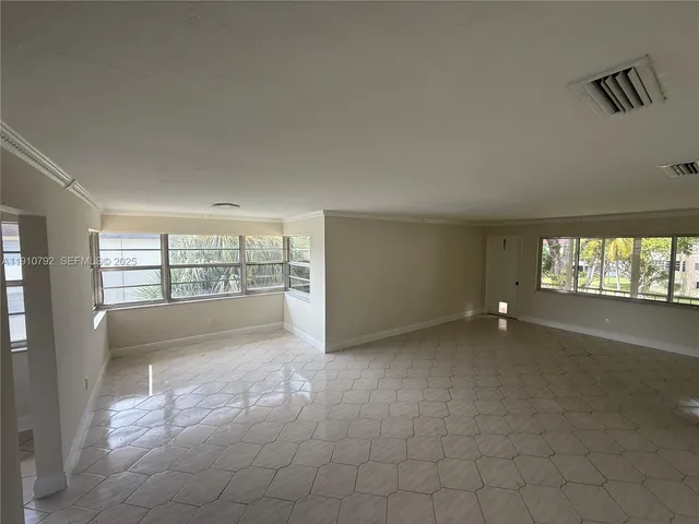 a view of a room with window