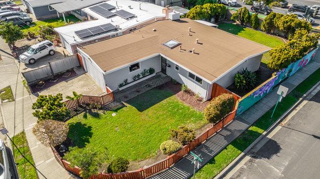 28207 Rochelle Avenue Hayward, CA 94544 - Photo 24 of 27 an aerial view of a house with a garden and deck