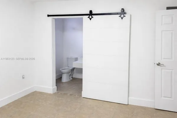 a view of a bathroom with a shower