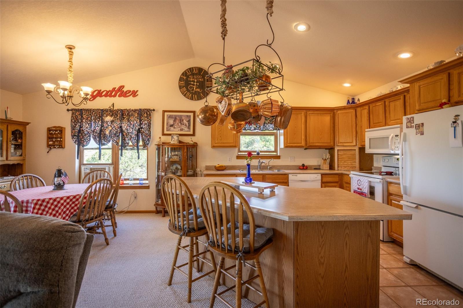 7280 County Road 178 Salida, CO 81201 - Photo 18 of 39 a view of a dining room with furniture window and wooden floor