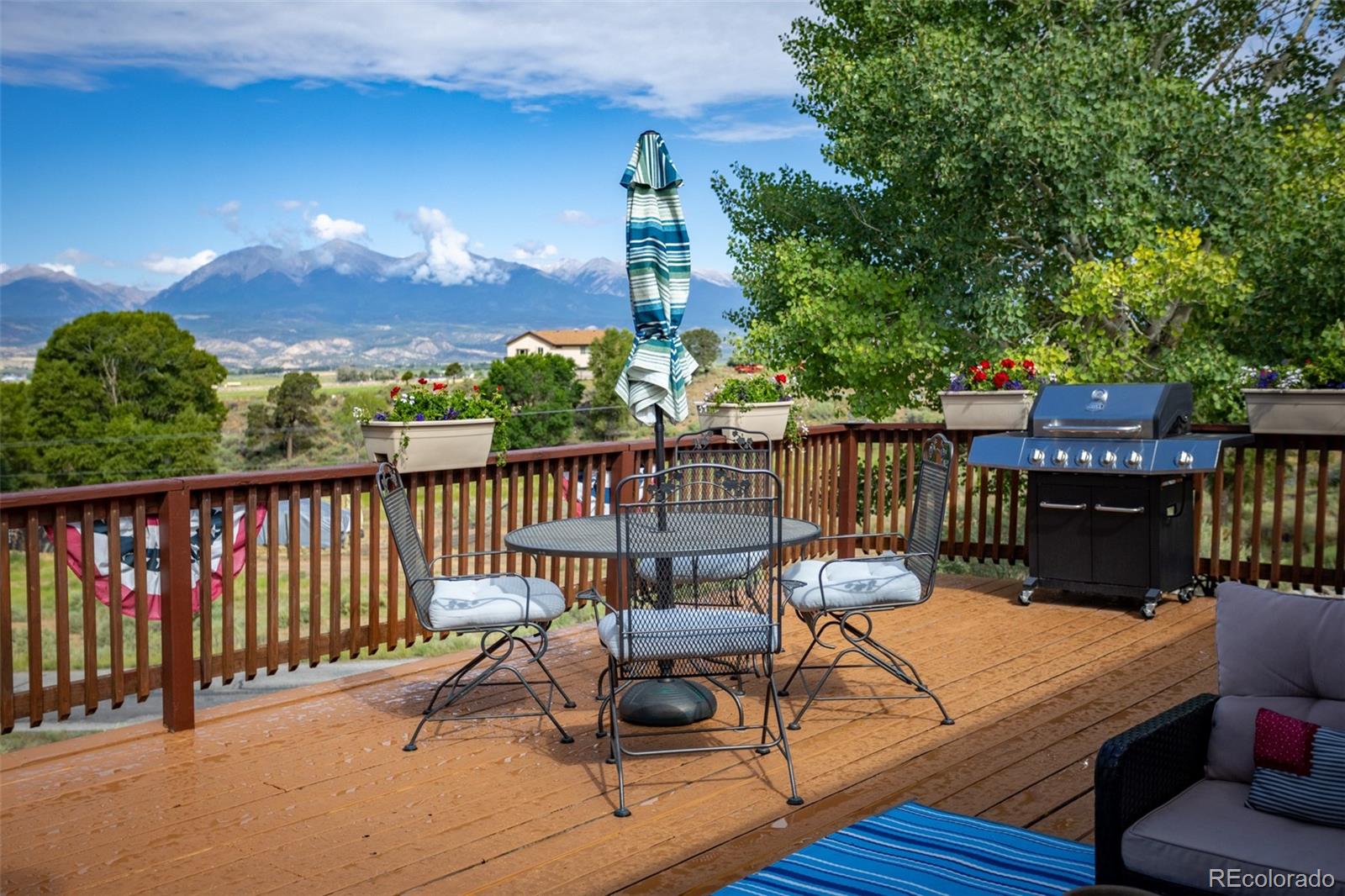 7280 County Road 178 Salida, CO 81201 - Photo 10 of 39 a view of a chairs and table on the deck