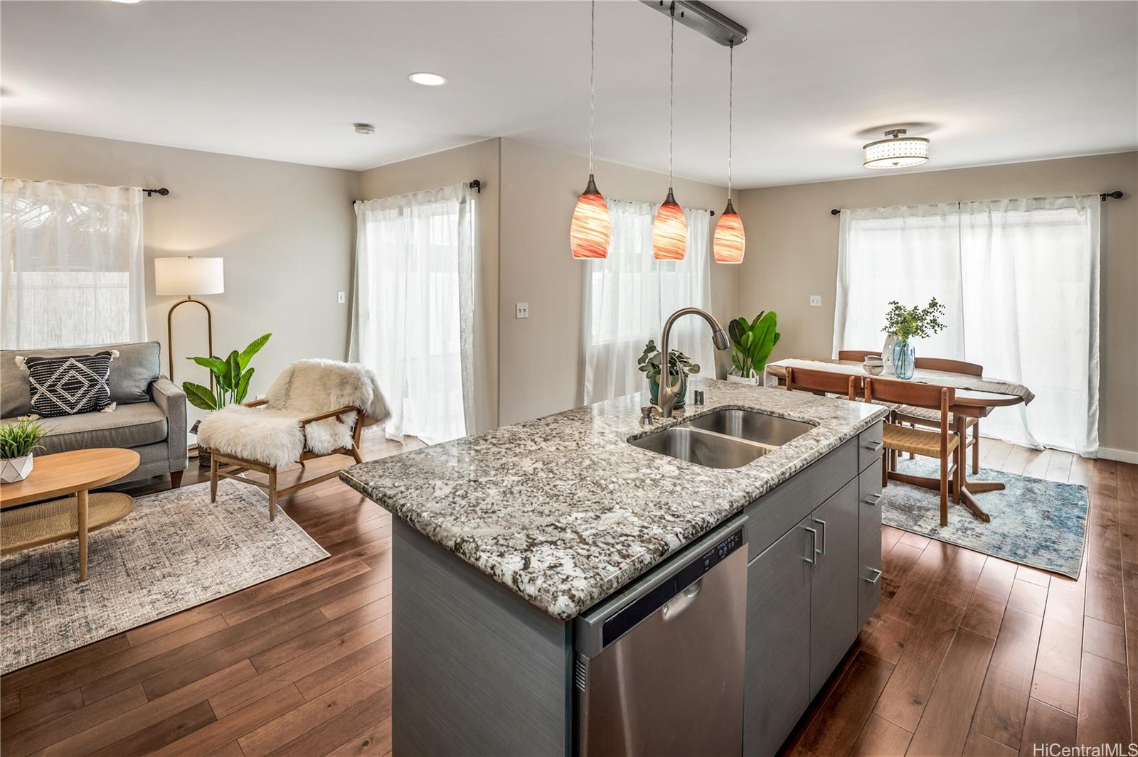 751 Kinalau Place Honolulu, HI 96813 - Photo 4 of 25 Windows and two glass doors provide ample natural light.