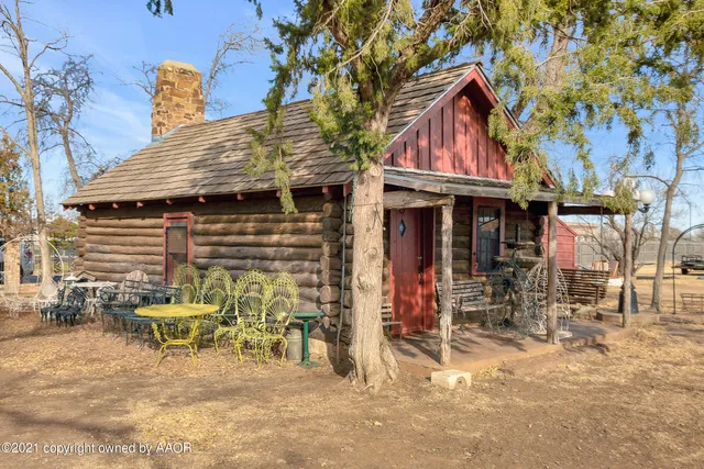 a building with trees in front of it