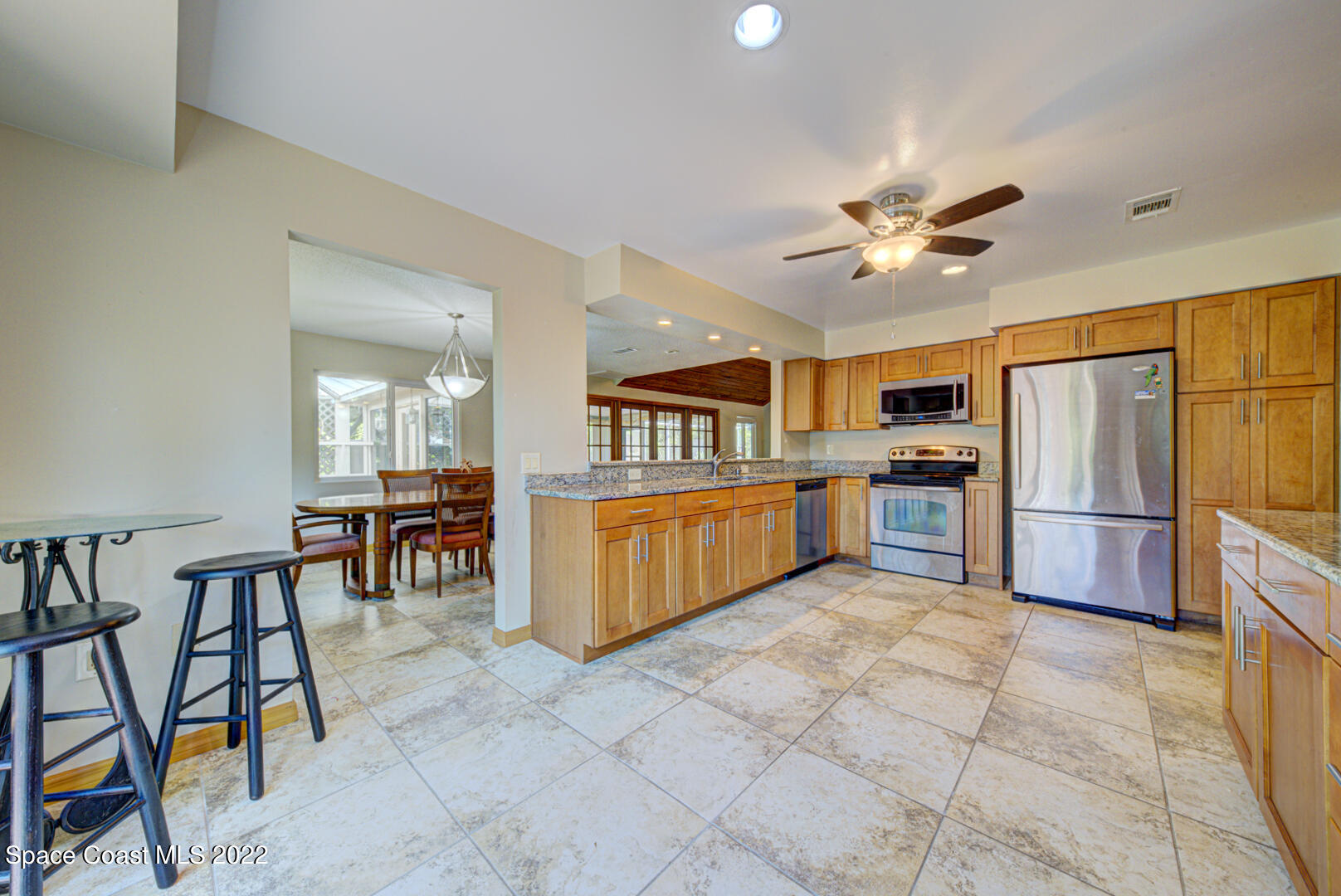 3082 Rio Pino North Indialantic, FL 32903 - Photo 9 of 37 kitchen with tile floor