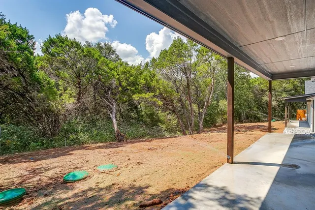 a view of outdoor space with seating