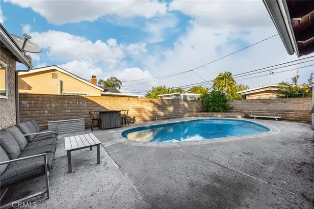 a view of outdoor space and seating area