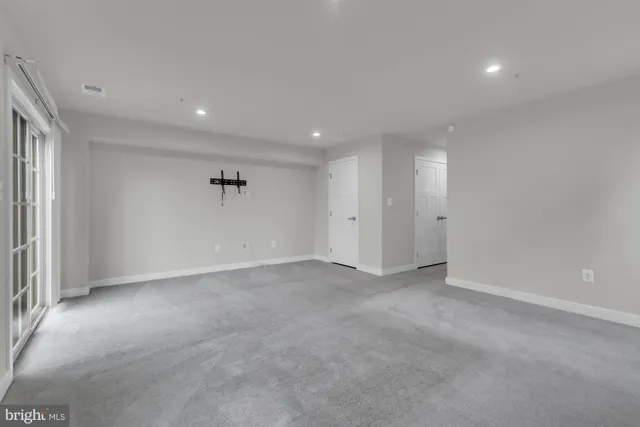 a view of an empty room