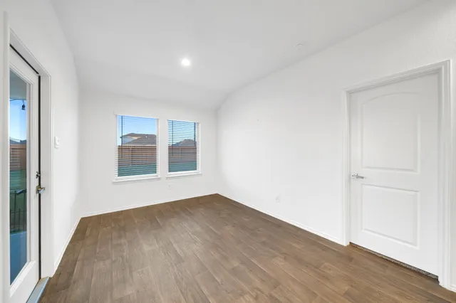 a view of an empty room