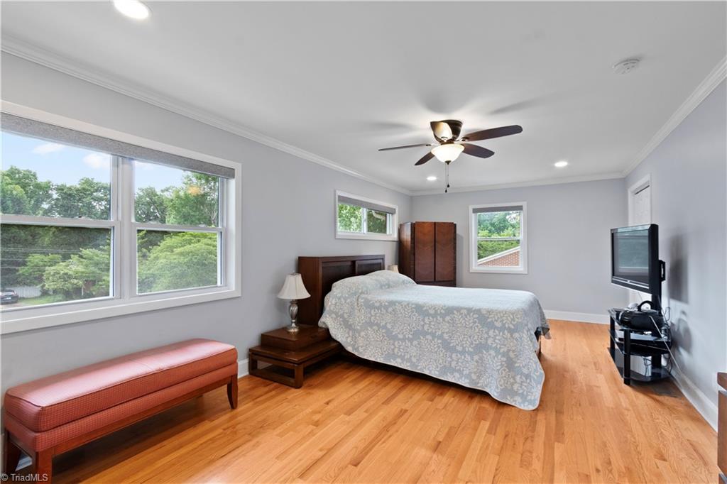1342 Berwick Road Southwest Winston-Salem, NC 27103 - Photo 16 of 38 Primary bedroom - huge walk-in to the right