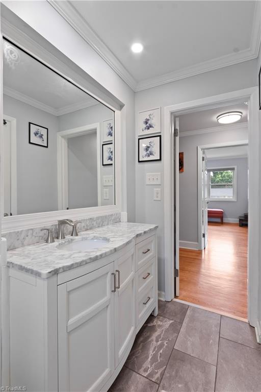 1342 Berwick Road Southwest Winston-Salem, NC 27103 - Photo 26 of 38 Vanity for hall bath on main