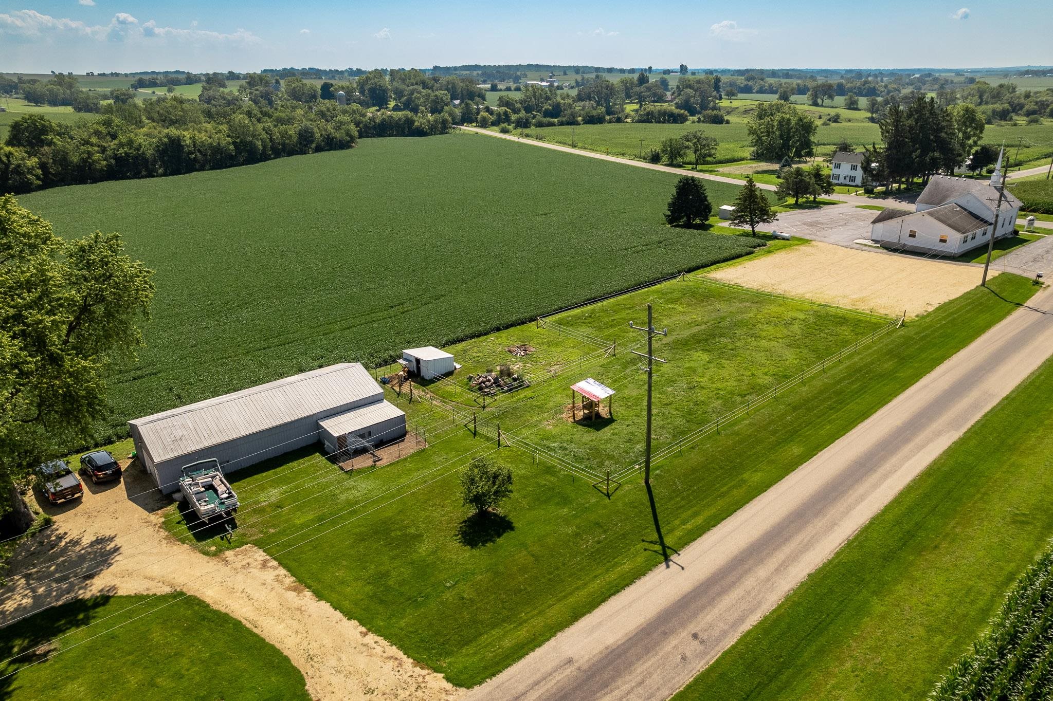 3021 North Dakota Road Freeport, IL 61032 - Photo 32 of 44 a view of a lake from a balcony