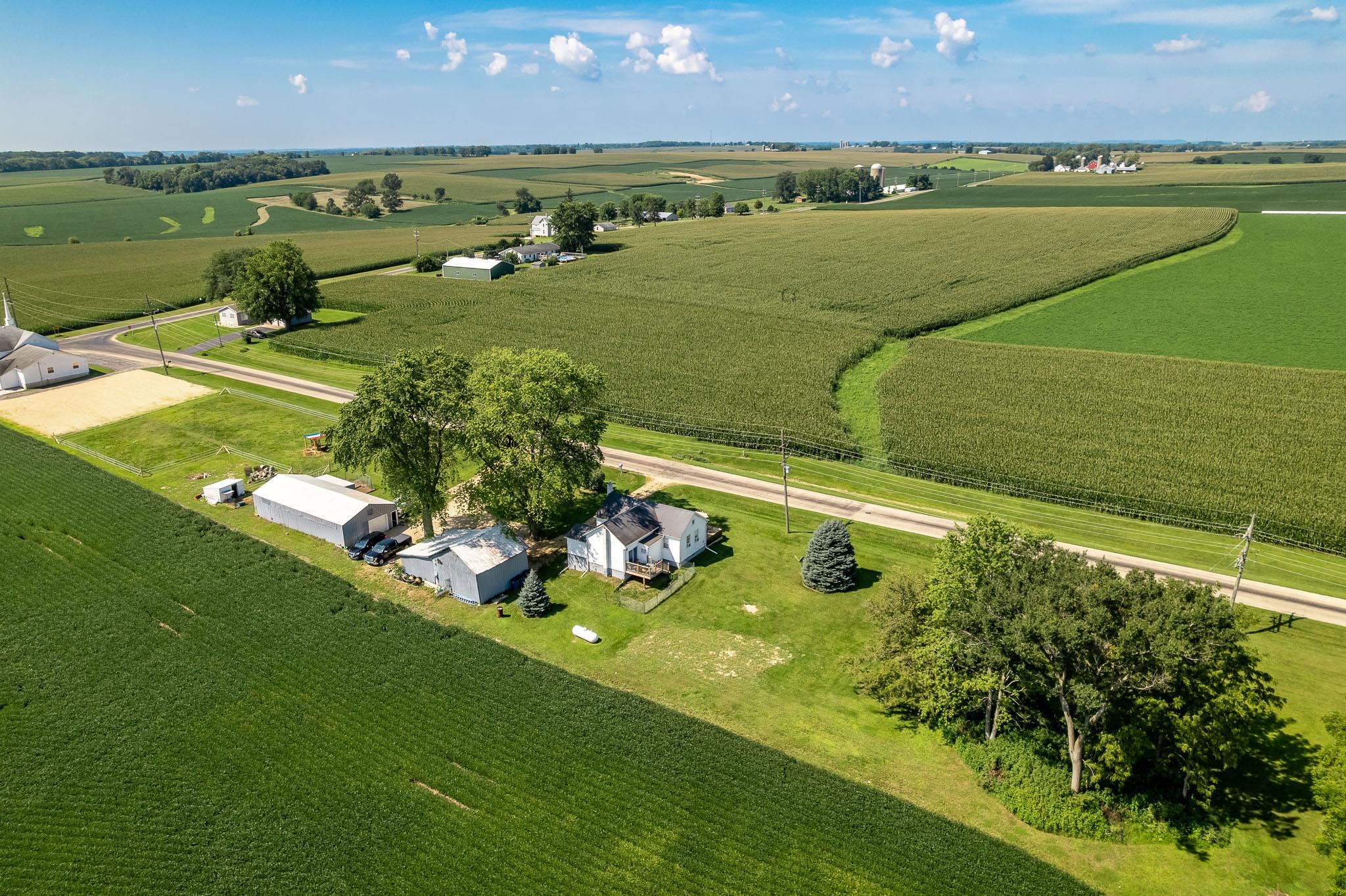 3021 North Dakota Road Freeport, IL 61032 - Photo 36 of 44 a view of a lake with a yard