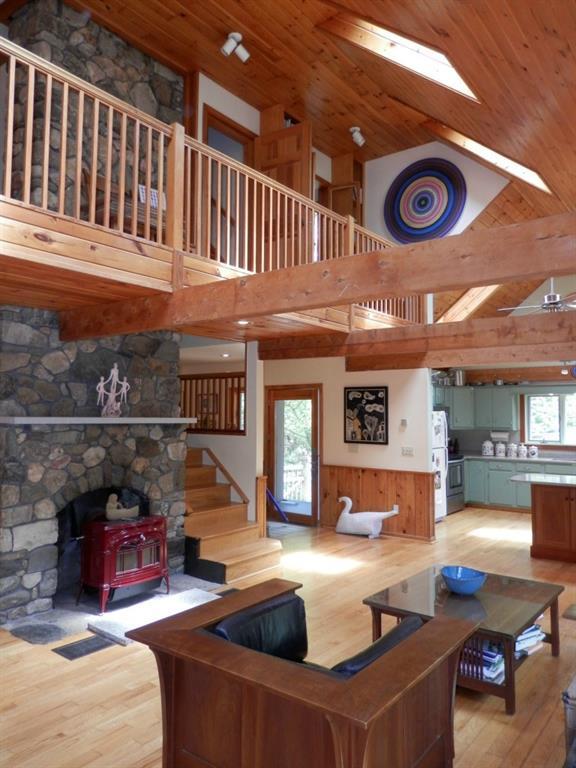 56 Hathorn Point Road Tenants Harbor, ME 04860 - Photo 5 of 34 Great Room and second floor balcony
