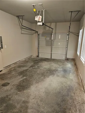 a view of balcony with wooden floor