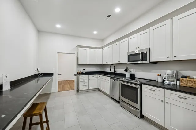 a view of a large trees with a big yard