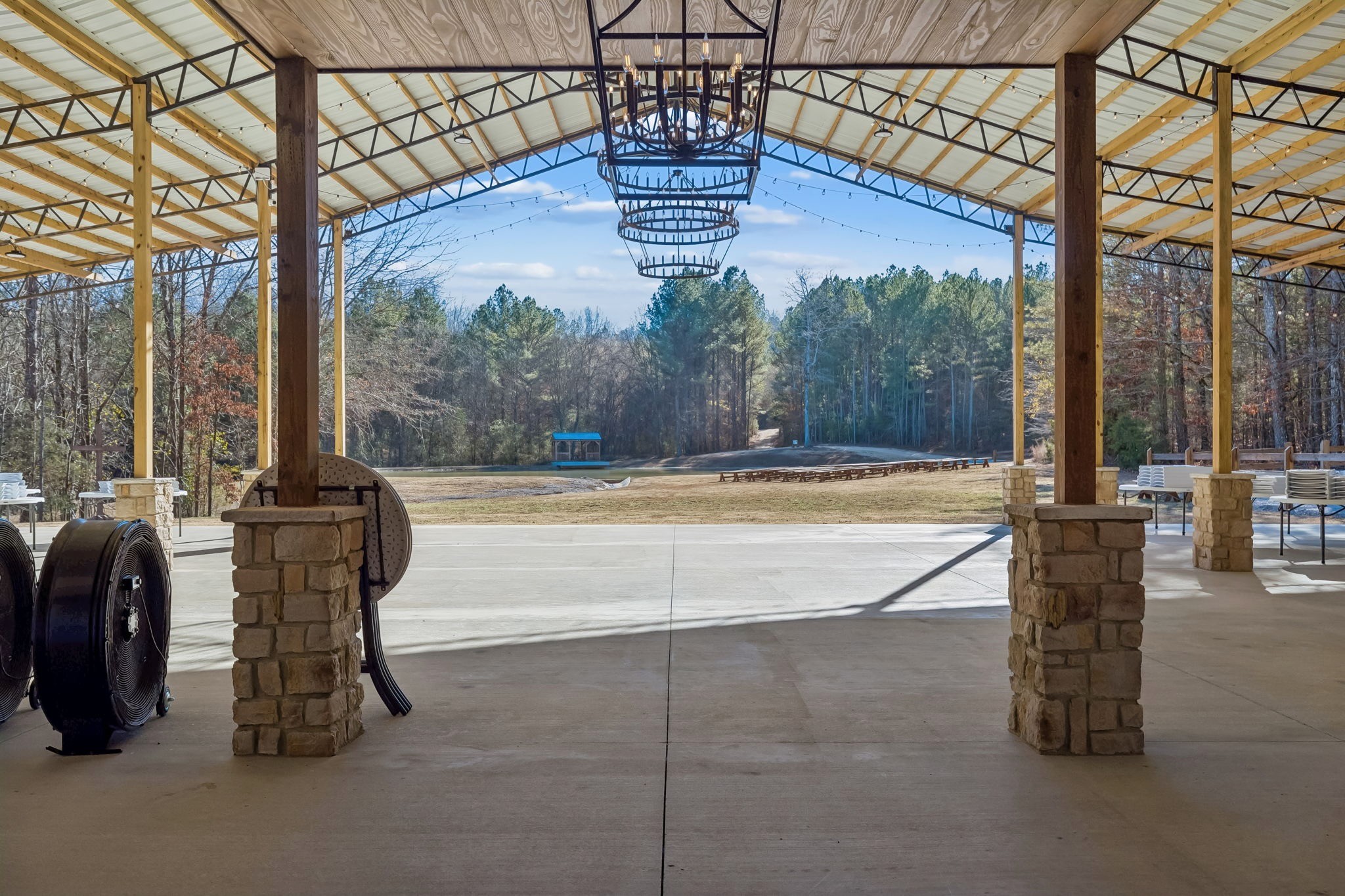 3400 Allsboro Road Cherokee, AL 35616 - Photo 34 of 100 a view of a swimming pool with a patio and glass windows