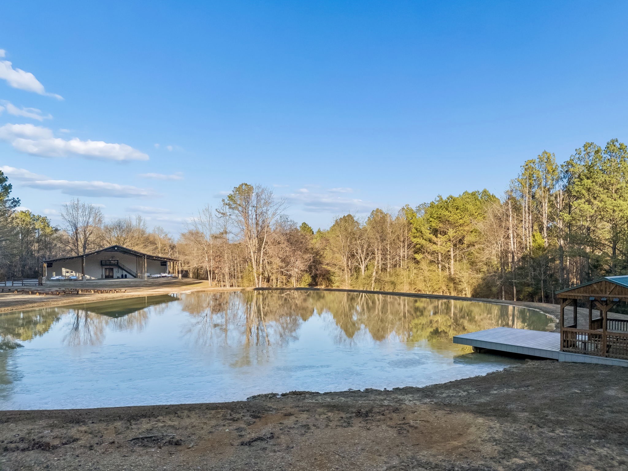 3400 Allsboro Road Cherokee, AL 35616 - Photo 89 of 100 a view of a lake with houses in the back