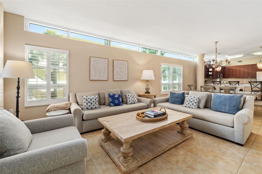 6512 Midnight Pass Road, Unit 204 Sarasota, FL 34242 - Photo 12 of 64 a living room with furniture and a large window