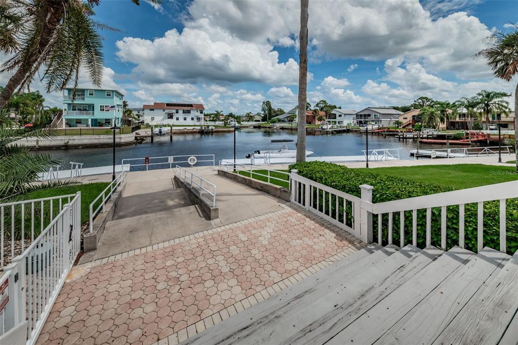 6009 Bayway Court New Port Richey, FL 34652 - Photo 87 of 93 a view of a balcony with wooden floor